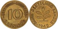 10 Pfennig 1949 G - Bank Deutscher Länder KM 103