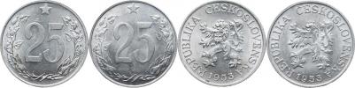 25 hal. 1953 - Kremnica + Leningrad        2 ks