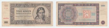 1000 Koruna 1945