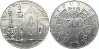 500 Schilling 1987 - 800. výr. kostela sv. Kříže        KM 2983