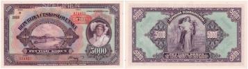 5000 Koruna 1920 - přetisk