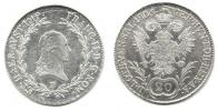 20 kr. 1806 B - říšská koruna_tém.