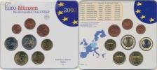 Ročníková sada mincí EURO 2002 minc. A (1