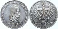 5 DM 1955 F - Schiller         "RR"     KM 114       11