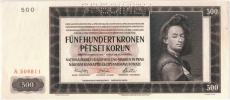 Protektorát 1939 - 1945, 500 Koruna 1942