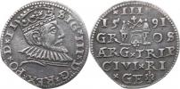 III groš 1591