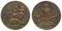 Medaile na českou korunovaci v Praze 12.5.1743