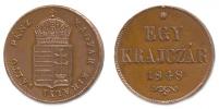 Egy Krajczár 1848 - maďarský nápis (revoluce)_tém.