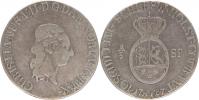 40 Schilling (2/3 Daler Specie) 1787 B MF          KM 135    "RR"18
