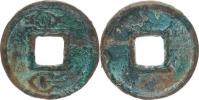 Chuo-čchien (výměnný peníz)     bronz 22