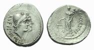 Mn. Cordius Rufus.  Denarius circa 46