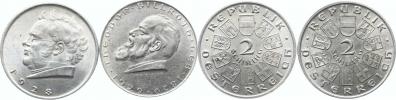 2 Schilling 1928 - Schubert          KM 2843