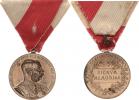 Jubilejní pamětní medaile "SIGNVM MEMORIAE"  1898 - bronz neznačená     VM 1/32 A;  Marko. 397b