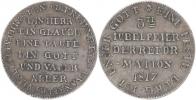 Nesign. - medaile k jubileu reformace 1817