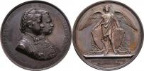 Tautenhayn - AR svatební medaile 1873 - dvojportrét