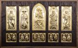 Soubor plaket - Bojnický oltář, Deset zlatých plaket s křesťanskými motivy