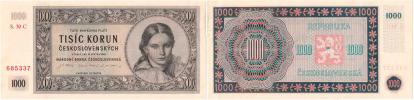 1000 Koruna 1945