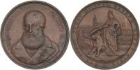 Kříž - AE úmrtní medaile 20.VI.1875 - poprsí mírně