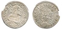 3 kr. 1661 KB - PATRONA        Hus. 1463;   Hal. 387