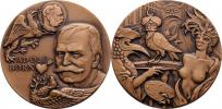 Adolf Born - medaile k 70.narozeninám (12.VI.2000) -