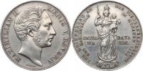 2 Gulden 1855 - Obnovení Mariánského sloupu v Mnichově        "R"