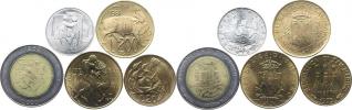 5 Lire 1976;  +20  Lire 1975; +200 Lire 1979