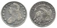 1/2 Dolar 1831 - hlava Liberty