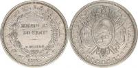 1/2 Boliviano / 50 Centavos 1893 PTS CB         KM 161   "R"
