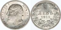 1 Lev 1913              KM 31      Ag 835  5 g     "sbírkový"