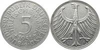 5 DM 1951 G            J. 387; KM 112       Ag 625  11