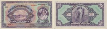 5000 Kč 1920  sér. C       Baj.17b    SPECIMEN