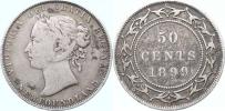 50 Cents 1899            KM 6      Ag 925  11