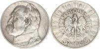 5 Zlotych 1935 - Pilsudski_nep. rys.