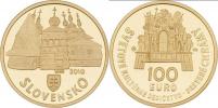 100 Euro 2010 - Dřevěné chrámy karpatského oblouku