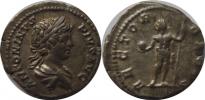 AR Denár - R: stojící Sol s globem a žezlem " RECTORI ORBIS" R.I.C. 141