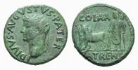 Divus Augustus. Died 14 AD. Æ Patras (Achaea) circa 14-37 AD
