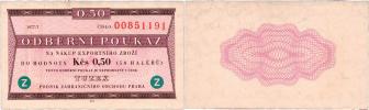 50 Haléř - 1977/I./Z (zahraniční obchod) - KŠK.47b