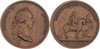 Krafft - AE medaile na cestu do Itálie 1769 - poprsí