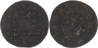 2 Soldi b.l. (1691-1710)       "R"       Cr. 2; KM 9; CNI 46