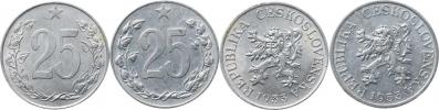 25 hal. 1953 - Kremnica + Leningrad        2 ks