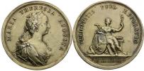 Stříbrná medaile 1743