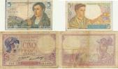 5 Francs 29.12. 1932 sér. K         Pick 3