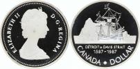 1 Dollar 1987 - Davis Strait