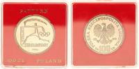 100 Zlotych 1980 - XXII. Olympijské hry "PRÓBA" KM Pr395 orig. etue s červenou výplní