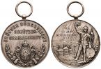 Medaile za 20 let členství střelecké společnosti v Brně 1907