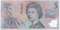 Austrálie, 5 Dollars (1992)