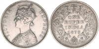 1 Rupee 1879_dr. hr. ražbou