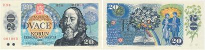 20 Koruna 1988