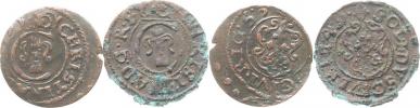 Solidus 1649 pro Rigu  I. typ - SOLIDVS CIVI RIG 49 .