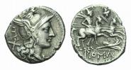 Denarius circa uncertain mint circa 206-200